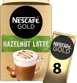 Nescafé Gold Hazelnoot Latte Oploskoffie - 6 Doosjes à 8 Zakjes -Koffieproducten 1111x1200 3