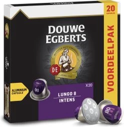 Douwe Egberts Lungo Intens Koffiecups - Intensiteit 8/12 - 10 X 20 Capsules 19 Douwe Egberts Lungo Intens Koffiecups - Intensiteit 8/12 - 10 X 20 Capsules -Koffieproducten 1170x1200