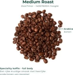 Soolong Sense Oost Timor Nr1000 Koffiebonen Smooth Lacau - Speciality Koffie Arabica Medium Roast Met Rijke Kruidige Smaak Met Heerlijke Ondertonen Van Karamel - Zak 250gram -Koffieproducten 1174x1200