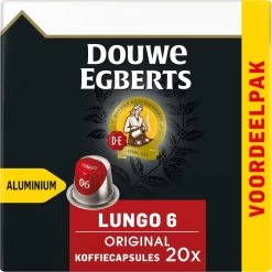 Douwe Egberts Lungo Original Koffiecups - Intensiteit 6/12 - 10 X 20 Capsules -Koffieproducten 1198x1200 5