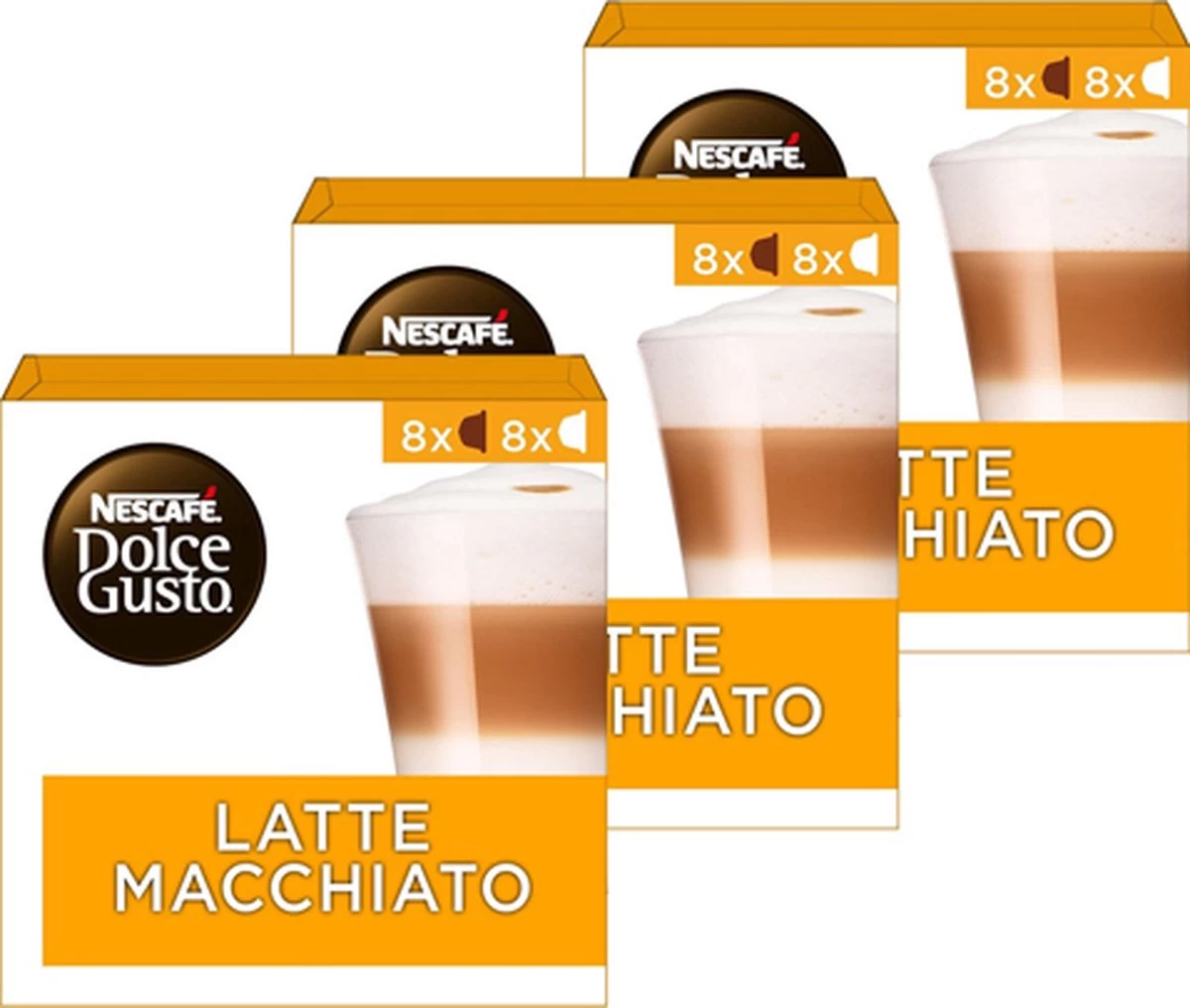 Nescafé Dolce Gusto Latte Macchiato Capsules - 48 Koffiecups 3 Nescafé Dolce Gusto Latte Macchiato Capsules - 48 Koffiecups