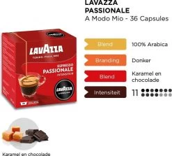 Lavazza A Modo Mio Passionale 36 Stuks -Koffieproducten 1200x1085