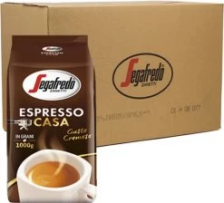 Segafredo Espresso Casa Koffiebonen - 8 X 1 Kg -Koffieproducten 1200x1086