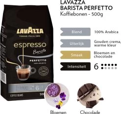 Lavazza Espresso Barista Perfetto Koffiebonen - 500 Gram X4 11 Lavazza Espresso Barista Perfetto Koffiebonen - 500 Gram X4 -Koffieproducten 1200x1137