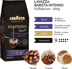 Lavazza Espresso Barista Intenso Koffiebonen - 500 Gram X4 12 Lavazza Espresso Barista Intenso Koffiebonen - 500 Gram X4 -Koffieproducten 1200x1148