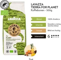 Lavazza Tierra For Planet Biologische Koffiebonen - 500 Gram X4 -Koffieproducten 1200x1179 2