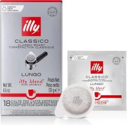 Illy - E.S.E. Servings Classico Lungo 12 X 18 Stuks 7 Illy - E.S.E. Servings Classico Lungo 12 X 18 Stuks -Koffieproducten 1200x1182 3