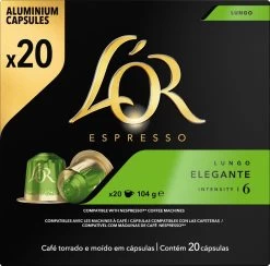 L'OR Lungo Elegante Koffiecups - Intensiteit 6/12 - 10 X 20 Capsules 22 L'OR Lungo Elegante Koffiecups - Intensiteit 6/12 - 10 X 20 Capsules -Koffieproducten 1200x1187 5