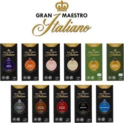 Gran Maestro Italiano - Lungo Intenso - Koffiecups - Nespresso Compatibel Capsules - Krachtige Smaak - 6 X 20 Cups -Koffieproducten 1200x1191 1