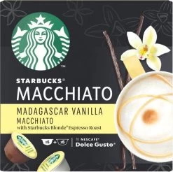 Starbucks By Dolce Gusto Capsules Madagascar Vanilla Macchiato- 3 Doosjes à 12 Koffiecups -Koffieproducten 1200x1195