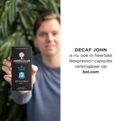 Aroma Club - Cafeïnevrije Koffiebonen 1KG - No. 5 Decaf John - Koffie Intensiteit 3/5 -Koffieproducten 1200x1200 180