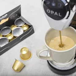 Aroma Club - Nespresso Compatible Capsules (120 St.) - No. 2 Smooth James - Intensiteit 3/5 - Espresso & Lungo - 100% Aluminium Koffiecups 11 Aroma Club - Nespresso Compatible Capsules (120 St.) - No. 2 Smooth James - Intensiteit 3/5 - Espresso & Lungo - 100% Aluminium Koffiecups -Koffieproducten 1200x1200 40