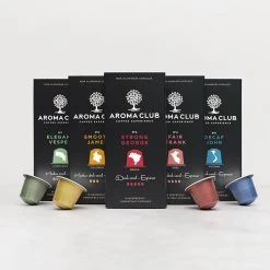 Aroma Club - Nespresso Compatible Capsules (120 St.) - No. 5 Decaf John - Intensiteit 3/5 - Decaf - 100% Aluminium Koffiecups -Koffieproducten 1200x1200 66