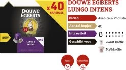 Douwe Egberts Lungo Intens (8) - 5 X 40 Koffiecups 17 Douwe Egberts Lungo Intens (8) - 5 X 40 Koffiecups -Koffieproducten 1200x672 1