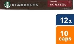 Starbucks By Nespresso Sumatra Espresso Dark Roast Capsules - 120 Koffiecups -Koffieproducten 1200x714