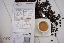Vietnamese Dark Roast Koffiebonen 500g | 20% Arabica - 80% Robusta | DAM Koffie -Koffieproducten 1200x800 8