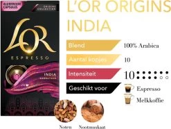 L'OR Espresso Origins India (10) - 10 X 10 Koffiecups -Koffieproducten 1200x902