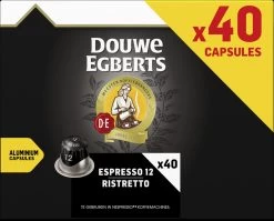 Douwe Egberts Espresso Ristretto Koffiecups (12) - 5 X 40 Koffiecups -Koffieproducten 1200x965