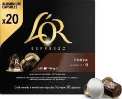 L'OR Espresso Forza Koffiecups - Intensiteit 9/12 - 10 X 20 Capsules -Koffieproducten 1200x975 2