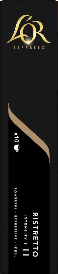 L'OR Espresso Ristretto (11) - 10 X 10 Koffiecups -Koffieproducten 255x1200 1