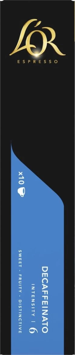L'OR Espresso Decaffeinato Koffiecups - Intensiteit 6/12 - 10 X 10 Capsules 16 L'OR Espresso Decaffeinato Koffiecups - Intensiteit 6/12 - 10 X 10 Capsules -Koffieproducten 255x1200 11