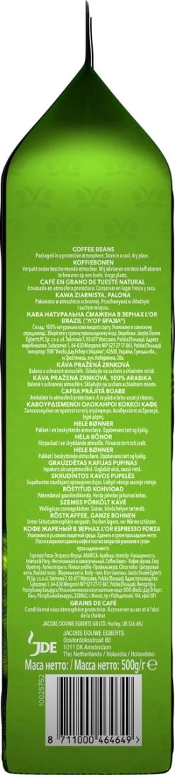 L'OR Espresso Origins Brazil Koffiebonen (6) - 4 X 500 Gram -Koffieproducten 272x1200