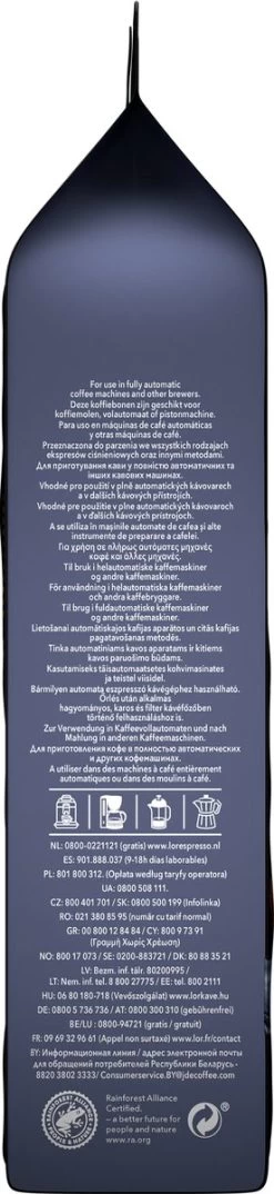 L'OR Espresso Fortissimo Koffiebonen (10) - 4 X 500 Gram -Koffieproducten 276x1200 1