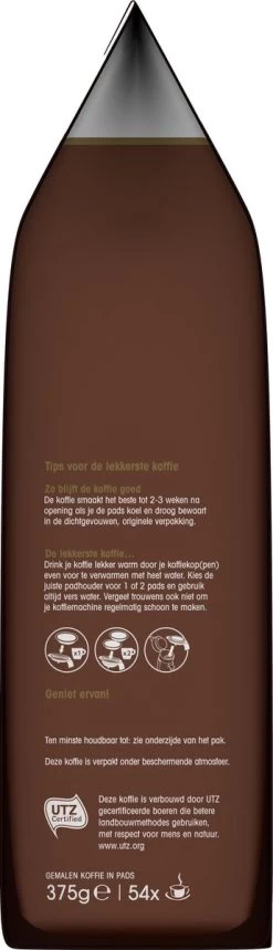 Douwe Egberts Intens Koffiepads - 4 X 54 Pads -Koffieproducten 345x1200 1