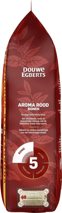Douwe Egberts Aroma Rood Koffiebonen - 4 X 1000 Gram - Extra Grote Verpakking -Koffieproducten 349x1200 2