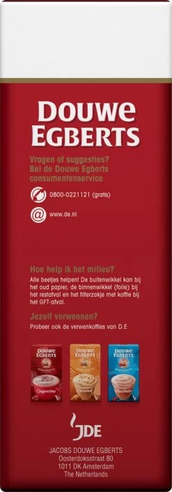 Douwe Egberts Aroma Rood Filterkoffie - 6 X 500 Gram -Koffieproducten 420x1200 5