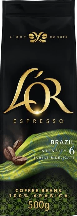 L'OR Espresso Origins Brazil Koffiebonen (6) - 4 X 500 Gram -Koffieproducten 429x1200