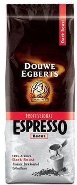 Koffie Douwe Egberts Espresso Bonen Dark Roast 1000gr -Koffieproducten 500x1200