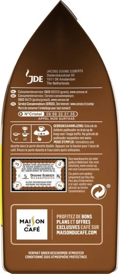 Senseo Cappuccino Koffiepads - 2/9 Intensiteit - 4 X 16 Pads - Voordeelverpakking -Koffieproducten 527x1200 1