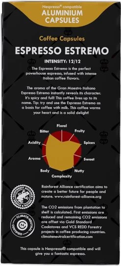 Gran Maestro Italiano - Koffiecups - Nespresso Compatibel Proefpakket - Espresso, Lungo En Meer - 10 X 20 Cups 11 Gran Maestro Italiano - Koffiecups - Nespresso Compatibel Proefpakket - Espresso, Lungo En Meer - 10 X 20 Cups -Koffieproducten 546x1200 1