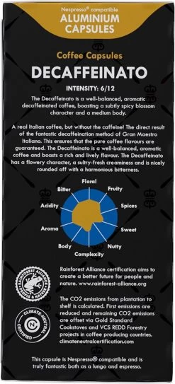 Gran Maestro Italiano - Koffiecups - Nespresso Compatibel Proefpakket - Espresso, Lungo En Meer - 10 X 20 Cups 16 Gran Maestro Italiano - Koffiecups - Nespresso Compatibel Proefpakket - Espresso, Lungo En Meer - 10 X 20 Cups -Koffieproducten 546x1200 3