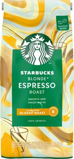 Starbucks Blonde Espresso Roast Koffiebonen - 4 Zakken à 450 Gram -Koffieproducten 558x1200