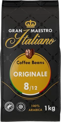 Gran Maestro Italiano - Orginale - Koffiebonen - Bonen Voor Espresso En Lungo - Arabica – 4 X 1kg 10 Gran Maestro Italiano - Orginale - Koffiebonen - Bonen Voor Espresso En Lungo - Arabica – 4 X 1kg -Koffieproducten 602x1200 3