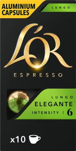 L'OR Lungo Elegante Koffiecups - Intensiteit 6/12 - 10 X 10 Capsules -Koffieproducten 606x1200 1
