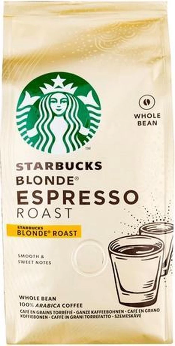Starbucks Blonde® Espresso Roast - Koffiebonen - 200 Gram 4 Starbucks Blonde® Espresso Roast - Koffiebonen - 200 Gram - Afbeelding 2