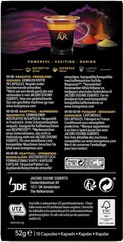 L'OR Espresso Origins India (10) - 10 X 10 Koffiecups -Koffieproducten 610x1200