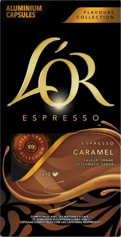L'OR Espresso Caramel Koffiecups - 10 X 10 Capsules -Koffieproducten 611x1200 2