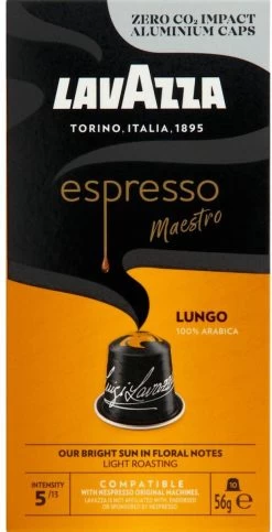 Lavazza Espresso Lungo - Aluminium Nespresso Capsules - 10 Stuks -Koffieproducten 614x1200 2