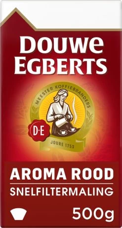 Douwe Egberts Aroma Rood Filterkoffie - 6 X 500 Gram -Koffieproducten 642x1200 2