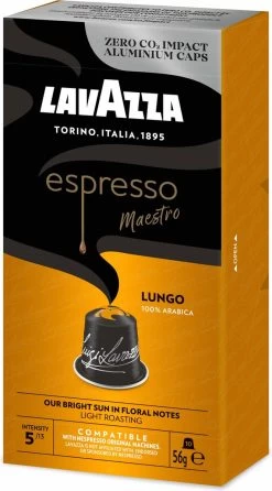 Lavazza Espresso Lungo - Aluminium Nespresso Capsules - 10 Stuks -Koffieproducten 664x1200 4