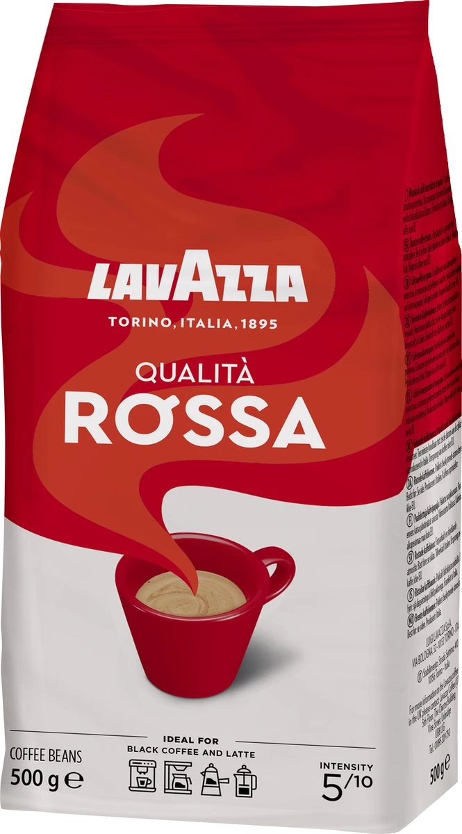Lavazza Qualita Rossa Koffiebonen - 500g 7 Lavazza Qualita Rossa Koffiebonen - 500g - Afbeelding 5