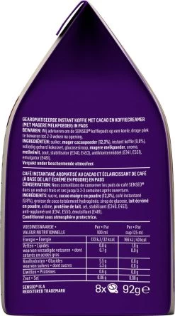 Senseo Cappuccino Choco Koffiepads - 2/9 Intensiteit - 4 X 8 Pads -Koffieproducten 668x1200