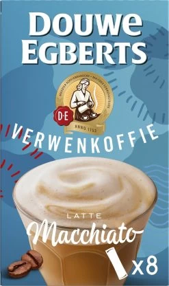Douwe Egberts Verwenkoffie Latte Macchiato Oploskoffie - 5 X 8 Zakjes -Koffieproducten 713x1200 3