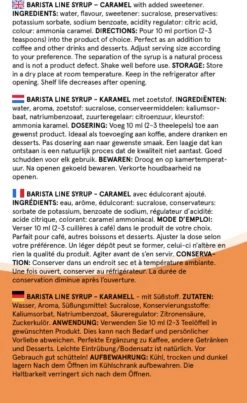 Fitcy | Koffiesiroop | Karamel | Barista Syrup | Zero | Vegan | Vetvrij | Suikervrij | Keto-vriendelijk | Koffie | Siroop | 1L -Koffieproducten 736x1200