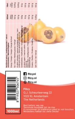 Fitcy | Koffiesiroop | Amaretto | Barista Syrup | Zero | Vegan | Vetvrij | Suikervrij | Keto-vriendelijk | Koffie | Siroop | MET DOSEERPOMP | 1L -Koffieproducten 757x1200