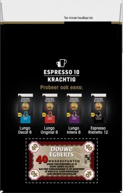 Douwe Egberts Espresso Krachtig (10) - 5 X 40 Koffiecups -Koffieproducten 766x1200